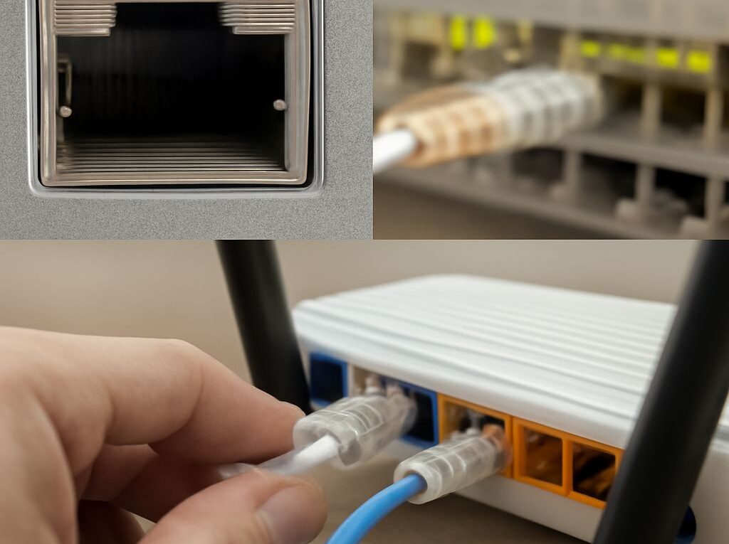 Enterprise network edge showing the WAN-to-LAN handoff